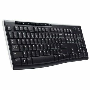 Tipkovnica Logitech K270, bežična, crna