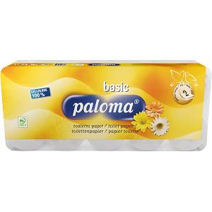 Toaletni papir Paloma dvoslojni mirisni 8/1 bijeli