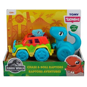 TOMY TOOMIES Jurassic vozilo s dinosaurom 732513