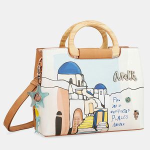 Torba fashion Anekke MEDITERRANEAN SUNRISE SS22 M -30x23x12cm 34741-174