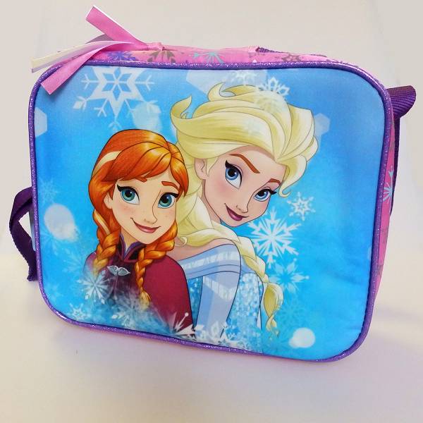 Torba na rame Frozen plavo roza