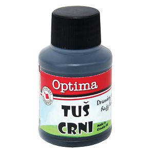 Tuš školski 30ml crni Optima