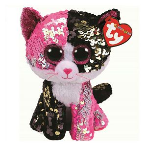 TY Beanie Boos sa šljokicama 15cm MALIBU mačka 362615