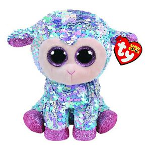 TY Beanie Boos sa šljokicama 15cm TULIP plavo janje 366774