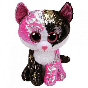 TY BEANIE BOOS sa šljokicama MALIBU 24cm mačka 364305