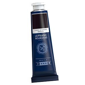 Uljana boja Lefranc Bourgeois fine 40ml  burnt umber (477)