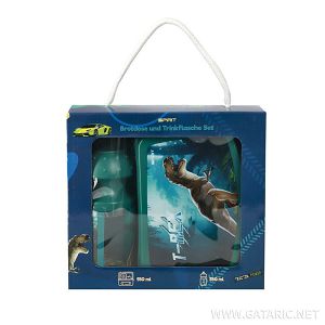 UŽINA SET SPIRIT kutija + boca za piće 600006 T-Rex