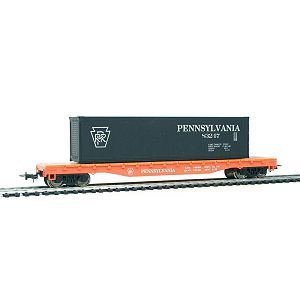 VAGON MEHANO Car with container PRR-EU T115, profi