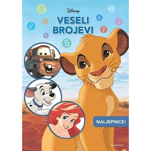 Veseli brojevi naljepnice Disney