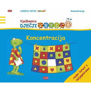 Vježbenica Dječji vrtić - Koncetracija