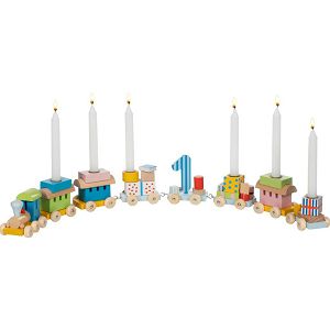 VLAK DRVENI rođendanski, lokomotiva + 7 vagona Goki 606592