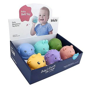 Zvečka dječja gumena, Bell Toy 435559 6boja