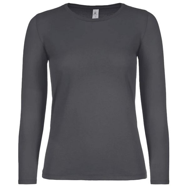 Majica dugi rukavi B&C #E150/women LSL tamnosiva L!!
