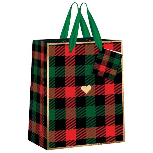 Vrećice ukrasne 18x23x10 cm novogodišnje Interdruk sort!!