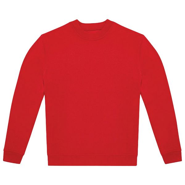 Majica dugi rukavi B&C ID.332 Crew 280g crvena 3XL