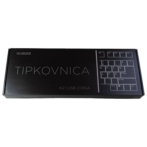 Tipkovnica USB K-2 Blueline crna