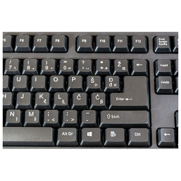 Tipkovnica USB K-2 Blueline crna