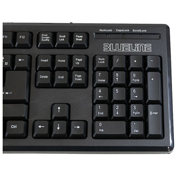 Tipkovnica USB K-2 Blueline crna
