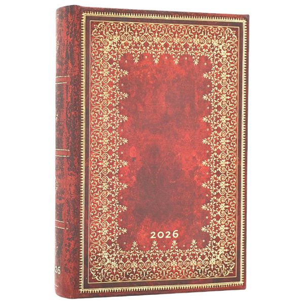 Planer dnevni 2026-9,5x14cm-mini s gumicom Foiled Paperblanks DE0721-1