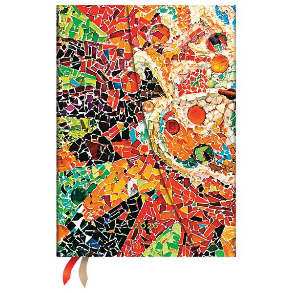 Planer tjedni 2026-13x18cm-midi magnet Gaudis Sun Paperblanks DE0758-7