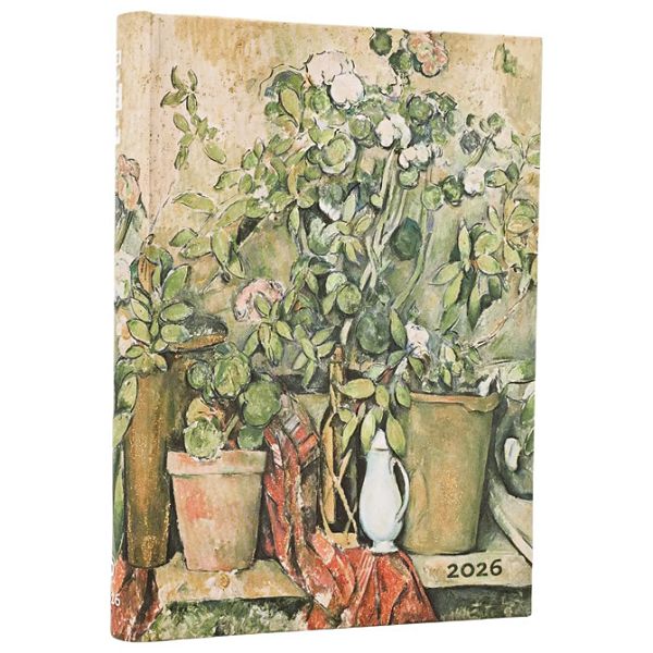 Planer dnevni 2026-13x18cm-midi s gumicom Cezanne’s Terracotta Paperblanks DE0752-5