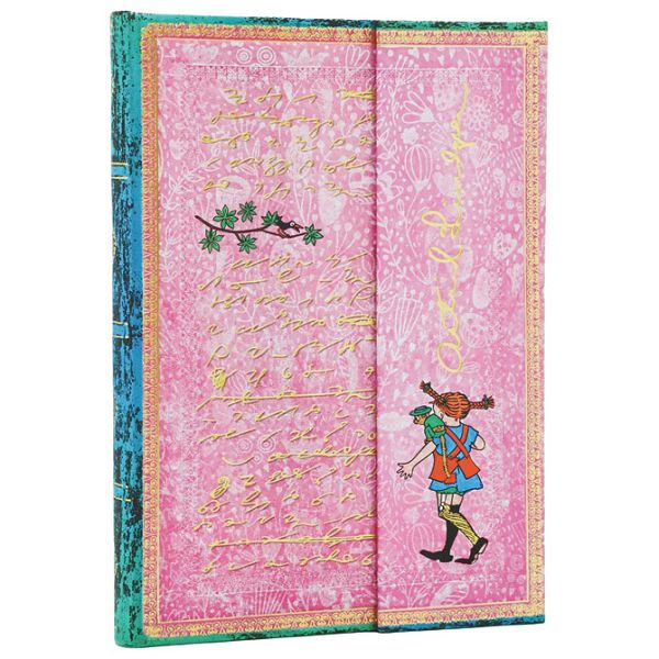 Notes 12,5x18cm-midi crte 72L magnet Pippi Longstocking Paperblanks PB1327-4