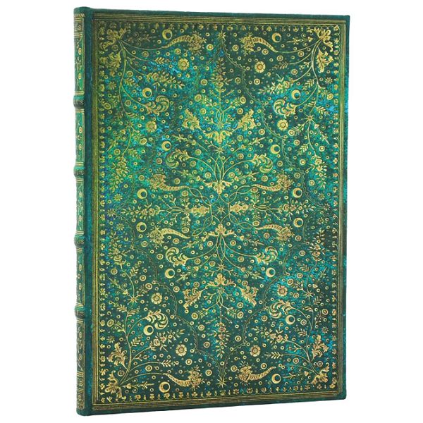 Notes 12x18cm-midi crte 72L s gumicom Emerald Flower Paperblanks PB1315-1