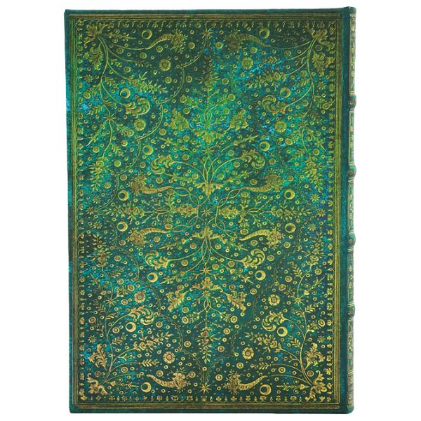 Notes 12x18cm-midi crte 72L s gumicom Emerald Flower Paperblanks PB1315-1