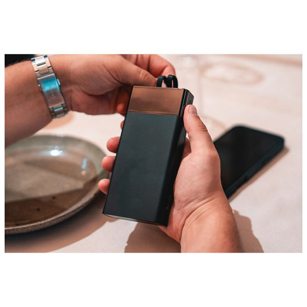 Punjač Powerbank 20000 mAh s funkcijom brzog punjenja MoLu Marbella 3982-03 crni