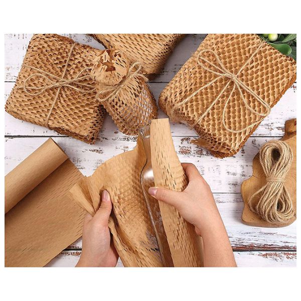 Papir omotni saćasti rola 80g 38cmx10m "bi wrap mini" smeđi