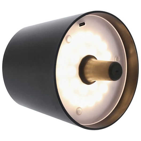 Lampa čep za boce led Makito 21391 crna