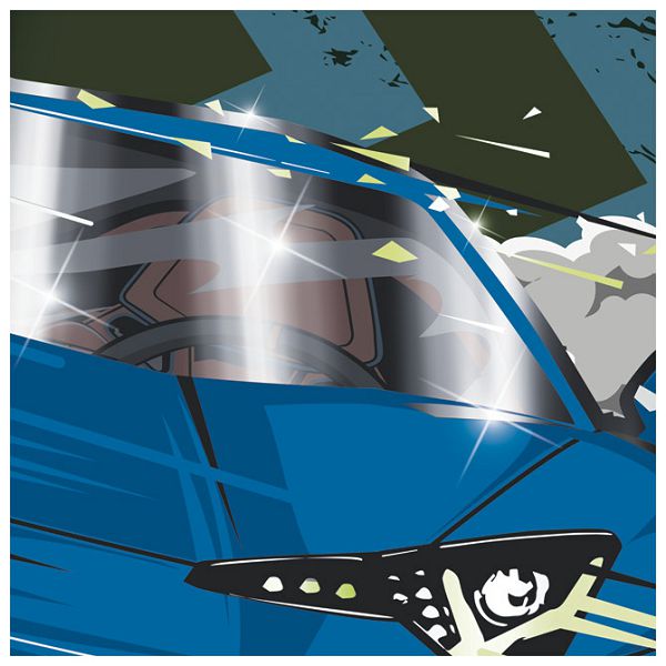 Bojanka B5 16L+naljepnice Fast Wheels Brunnen 10-48124 521