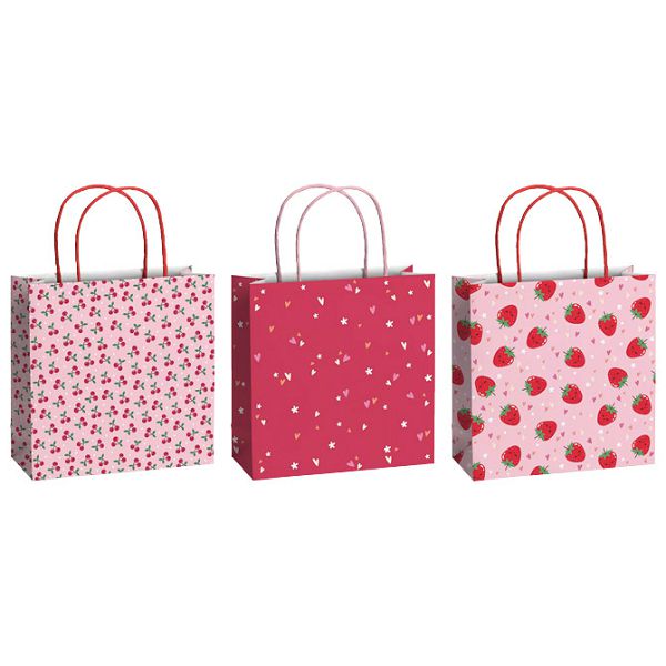 Vrećice ukrasne 20x20x8 cm Fruity Love Stewo 5075 99 sortirano