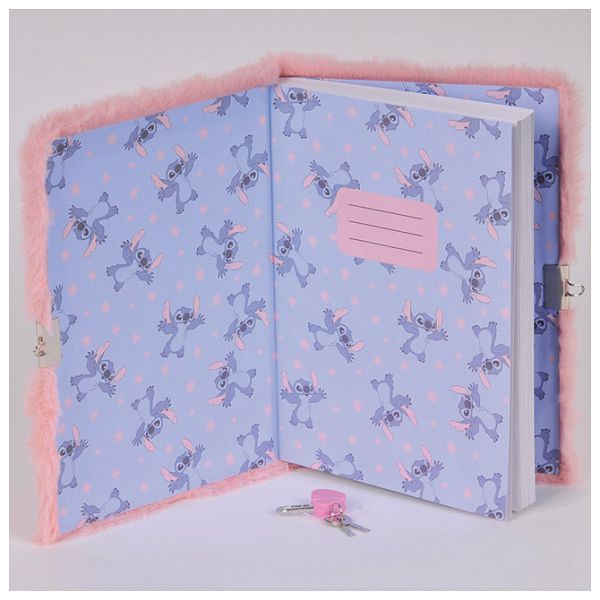 Dnevnik plišani A5 96L Stitch Paso DS25LI-3677