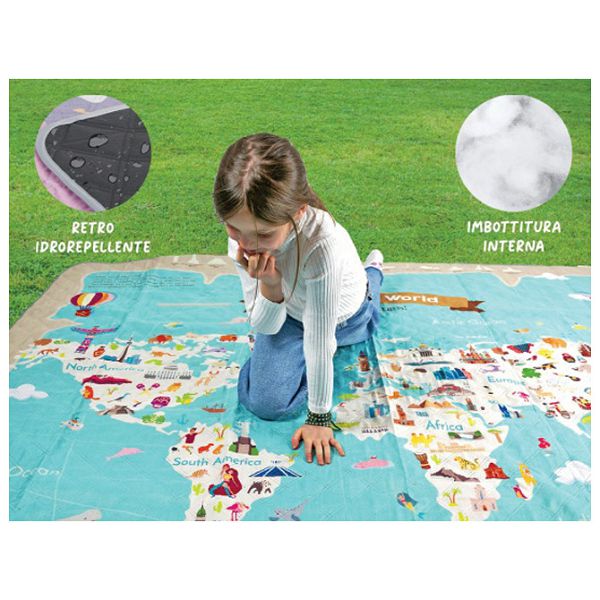 Podloga za piknik i plažu 200x200 cm World Perletti 13152