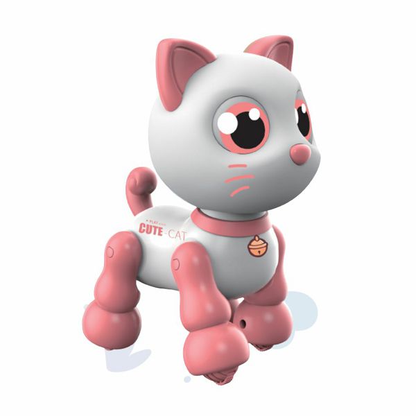 Robot interaktivni Mačka KAZOO YSD05, bijelo-roza