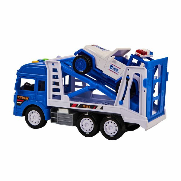 Policijski kamion sa svjetlosnim i zvučnim efektima KAZOO BJ591A, plavi