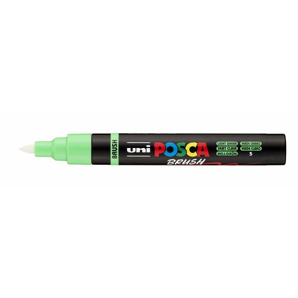 Marker Uni pc-5br brush Posca svijetlo zeleni
