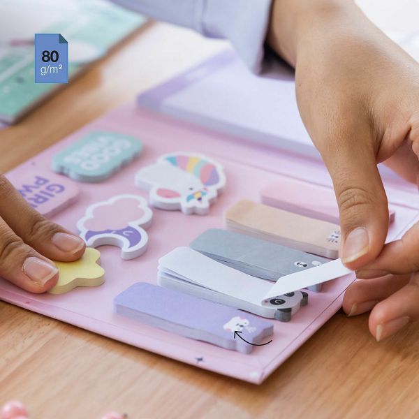 Set blok za bilješke i zastavice Miquelrius Back2Fun 13/1 MR28713