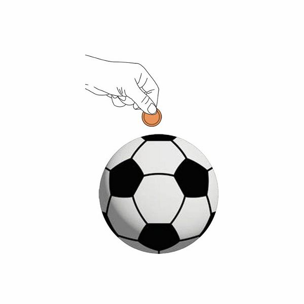 Kasica iTotal u obliku nogometne lopte SPORT XL2497V