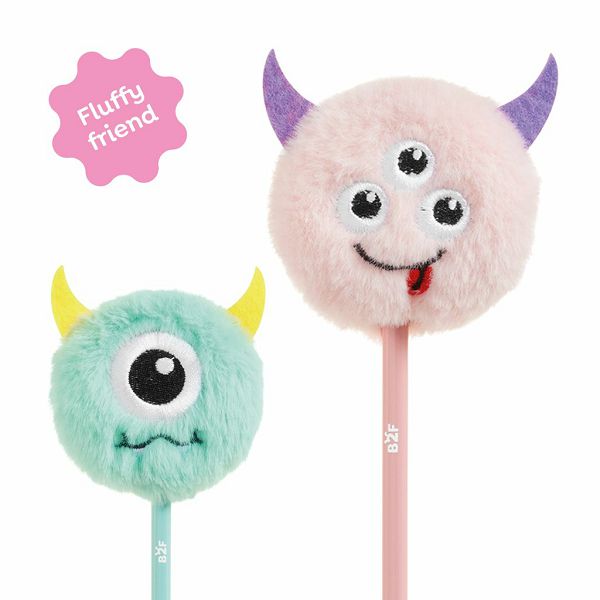 Olovka grafitna Miquelrius Back2Fun pom pom Monster plavi MR11955
