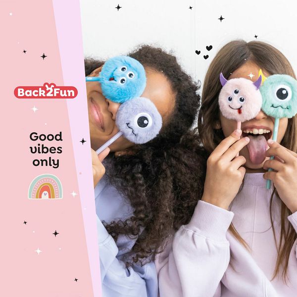 Olovka grafitna Miquelrius Back2Fun pom pom Monster plavi MR11955