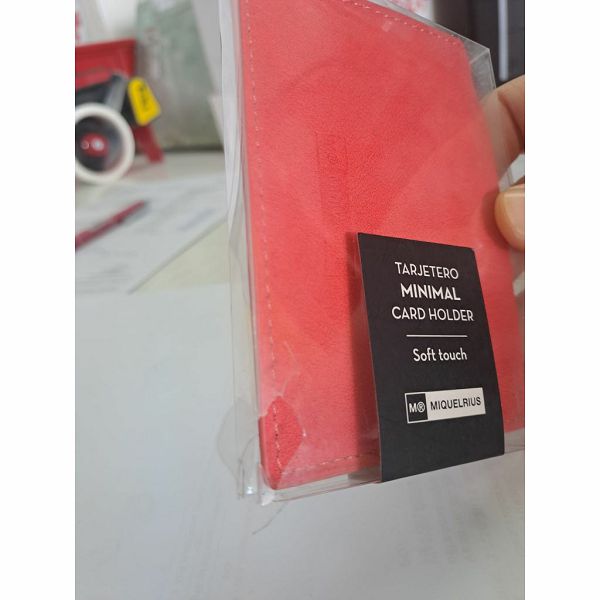 Outlet artikl - B grade Mini novčanik za kartice Miquelrius crveni MR37270