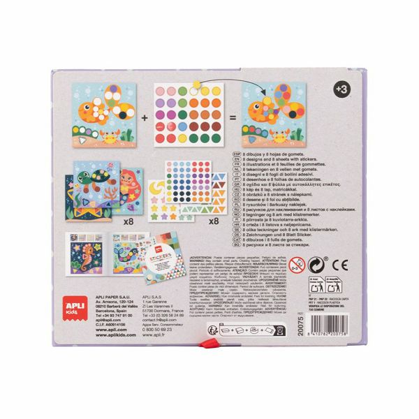 Igra Apli sa samoljepljivim oblicima Geometric Ocean 20075