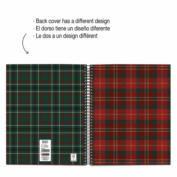 Bilježnica Miquelrius A5 Highland Days Lennox 100L 70g/m2 kocke MR4412