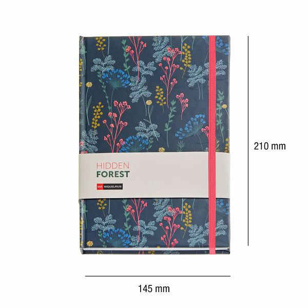Bilježnica Miquelrius A5 Hidden Forest 80L 80g/m2 čista MR8297