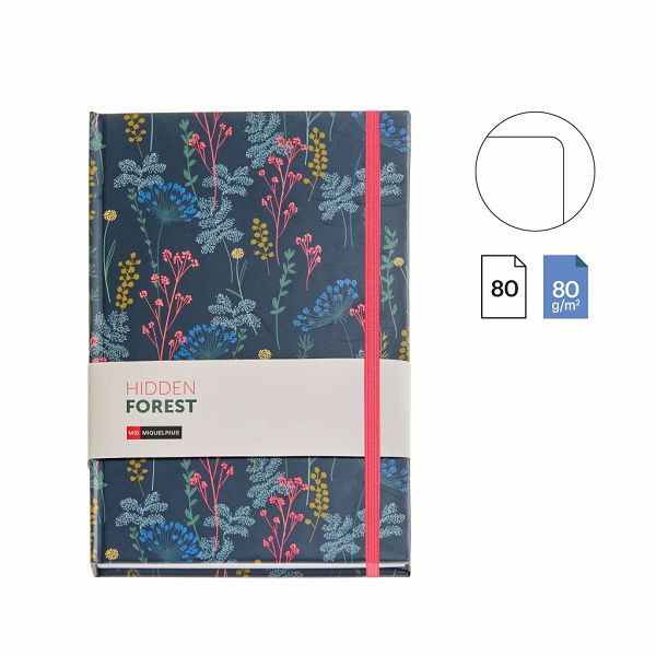 Bilježnica Miquelrius A5 Hidden Forest 80L 80g/m2 čista MR8297