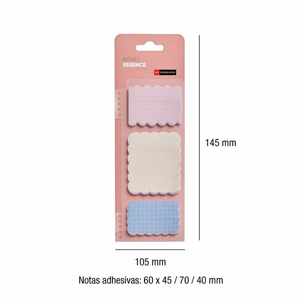 Blok samoljepivi Miquelrius 60x45/70/40 mm Boho Essence 3/1 MR7778