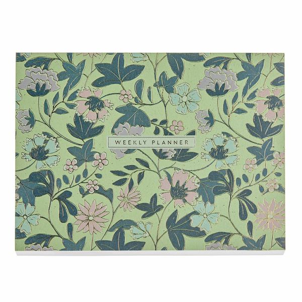 Planer tjedni Miquelrius Golden Jazmine 240x180 mm Cvjetni zeleni MR7779