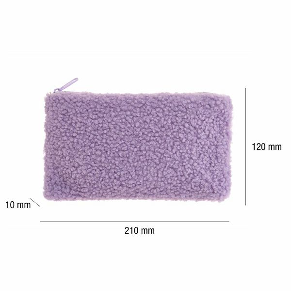 Kozmetička torbica Miquelrius višenamjenska prazna Golden Jazmine Ljubičasta tkanina flis MR19577